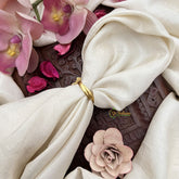 Vriksham Unique Floral Jadau Kundan Finger Ring-Red Green & White-J3414